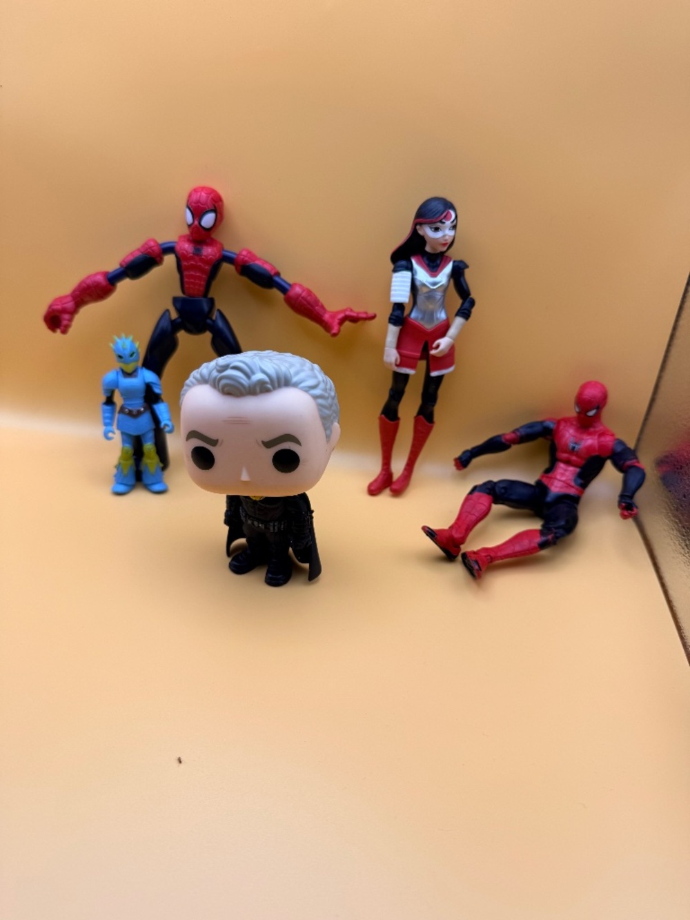 Spider-Man Funko Pop Hero Figures Toy Lot Marvel Action Figures Bundle